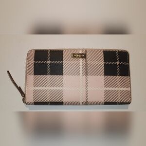 Project Wallet: Kate Spade Pink Plaid Wallet